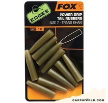 Fox Edges Surefit tail rubbers size 7x 10pcs