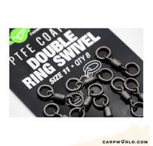 Korda PTFE Double Ring Swivel Size 11 (8pcs)