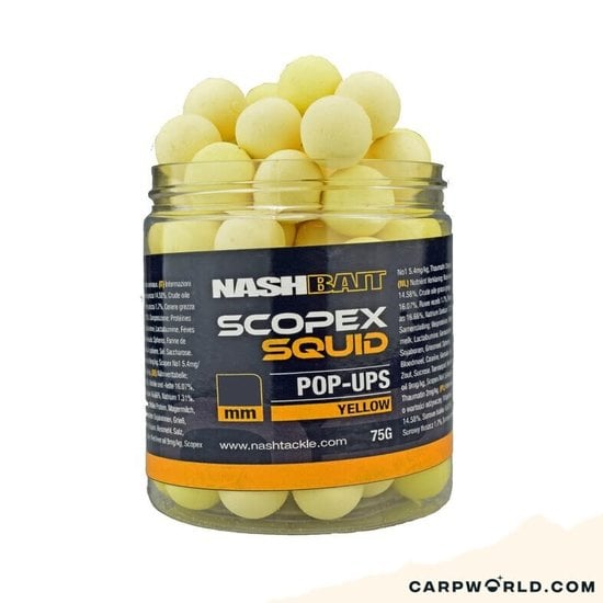 Nash Nash Scopex Squid Pop Ups Yellow