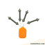 PB Products PB Products DT X-Small Heli-Chod Rubber & Beads
