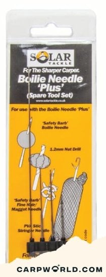 Solar Tackle Solar Boilie Needle Spare Set Of 4 Tools
