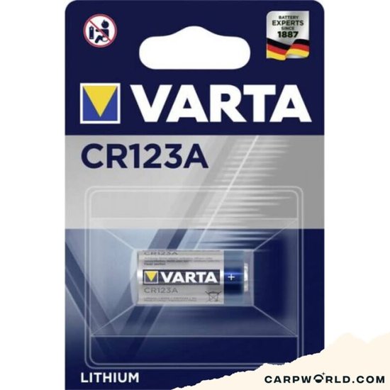 Duracell Varta Lithium CR123A Nash Receiver