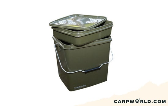 Trakker Products Trakker 13 Ltr Olive Square Container inc tray