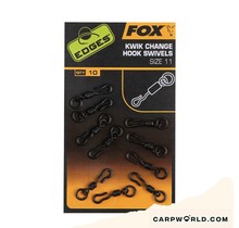 Fox Kwik Change Mini Hook Swivels Sz. 11