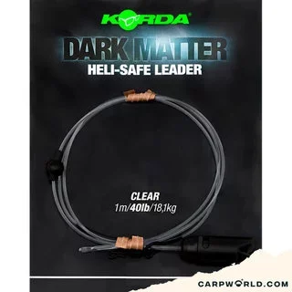 Korda Dark Matter Leader Heli Safe 40lb 1m