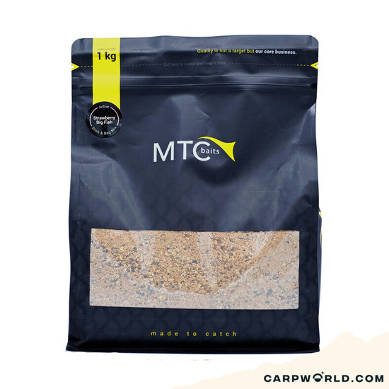 MTC Baits MTC Baits Strawberry Big Fish - 1 kg Stick & Bag Mix