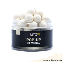 MTC Baits Fish 'n Garlic Pop-Up Hi-Visual