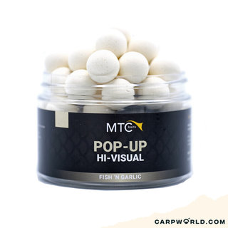 MTC Baits Fish 'n Garlic Pop-Up Hi-Visual