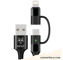 Wolf Powertech 2 in 1 Charging Cable