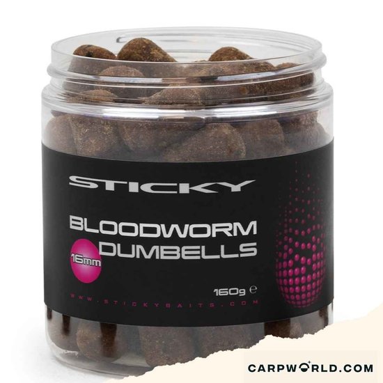 Sticky Baits Sticky Baits Bloodworm Dumbells 16mm