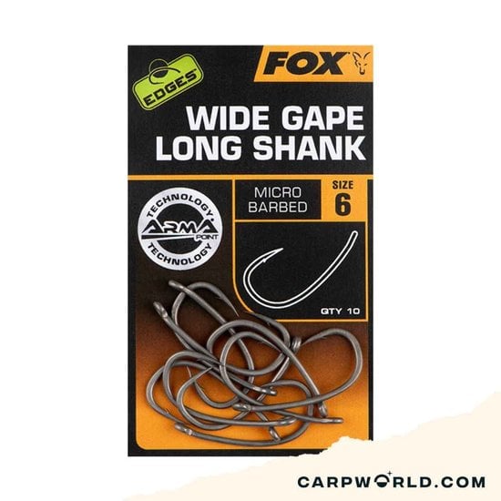 Fox Fox Edges Armapoint Super Wide Gape Long shank