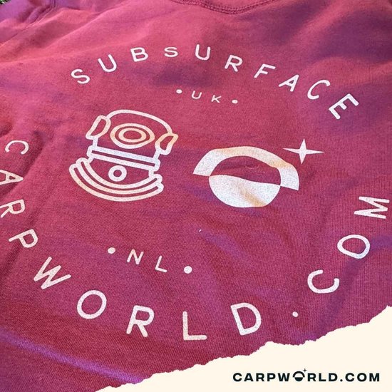 Subsurface Carpworld.com X Subsurface Collab Hoody Burgundy