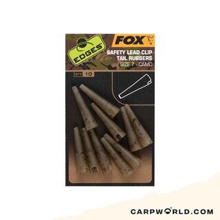 Fox Edges Camo Safety Lead Clip Tail Rubber Size 7