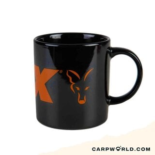 Fox Black And Orange Logo Ceramic Mug