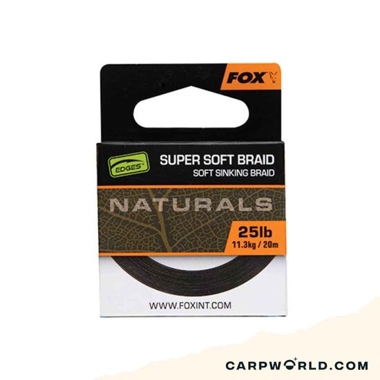 Fox Fox Natural Soft Braided Hooklength 20m