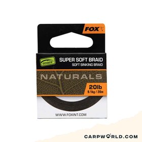 Fox Natural Soft Braided Hooklength 20m