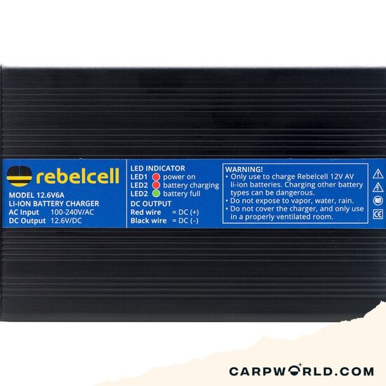 Rebelcell Rebelcell 12.6V 6A Li-Ion Acculader
