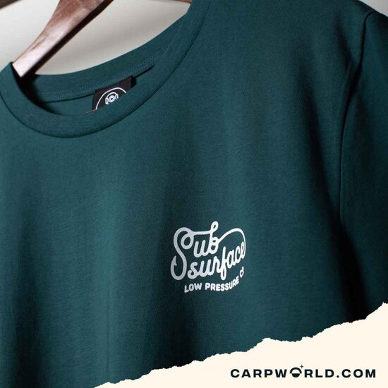 Subsurface Subsurface Script Tee Glazed Green