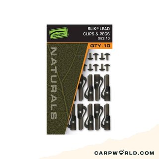 Fox Naturals Size 10 Slik Lead Clip & Pegs