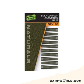 Fox Naturals Size 10 Slik Lead Clip Tail Rubber