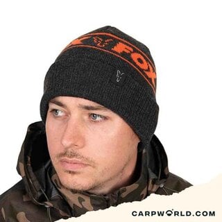 Fox Collection Beanie Black/Orange