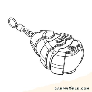 Pole Position Flat Pear Grippa Swivel Lead