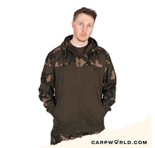 Fox LW Khaki/Camo Split Zip Hoody