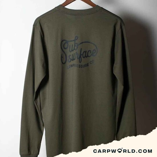 Subsurface Subsurface Icon LS Tee Army