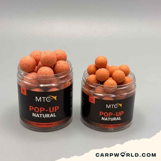 MTC Baits MTC Baits Pop-Up Natural Triple R Garlic