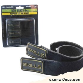 Skills Neoprene Rod Bands 6pcs