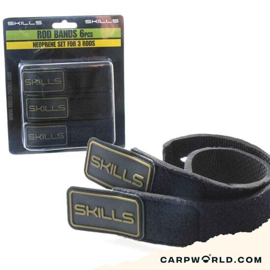 Skills Skills Neoprene Rod Bands 6pcs