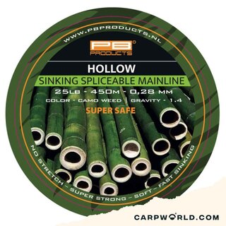 PB Products Hollow Braid 25lb 450mt
