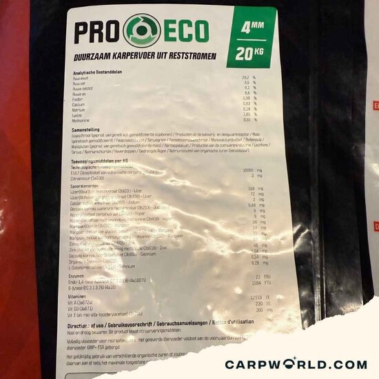 Carp Pro Feed Carp Pro Eco Pellets 4mm 20kg