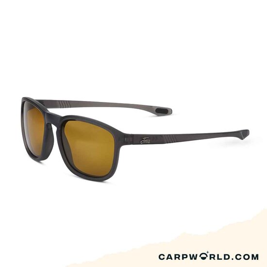 Fortis Eyewear Fortis Strokes Matte Black AMPM Amber
