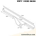 Nash Nash Scope OPS Soft Protect 10ft Rod Skin