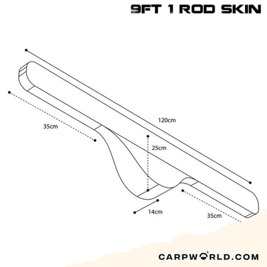 Nash Nash Scope OPS Soft Protect 9ft Rod Skin
