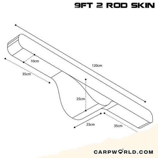 Nash Nash Scope OPS Soft Protect 9ft Rod Skin