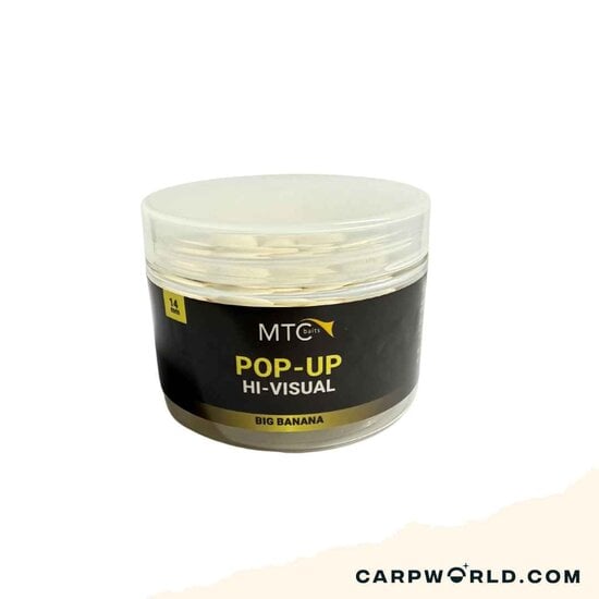 MTC Baits MTC Baits Big Banana Pop-Up Hi-Visual 14mm