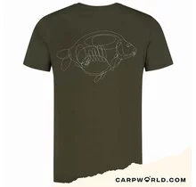 Korda One Line Tee Olive