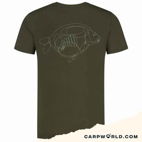 Korda One Line Tee Olive