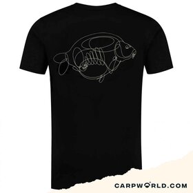 Korda One Line Tee Black
