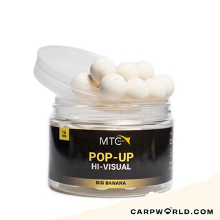 MTC Baits Big Banana Pop-Up Hi-Visual 14mm