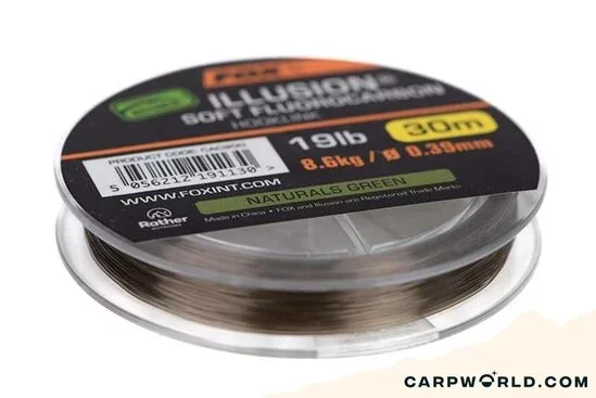 Fox Fox Edges Illusion Soft Fluorocarbon Hooklink 30m