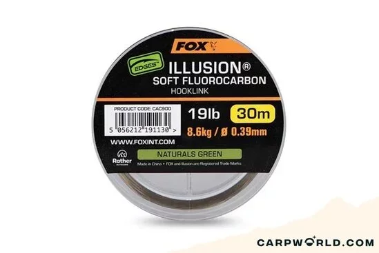 Fox Fox Edges Illusion Soft Fluorocarbon Hooklink 30m