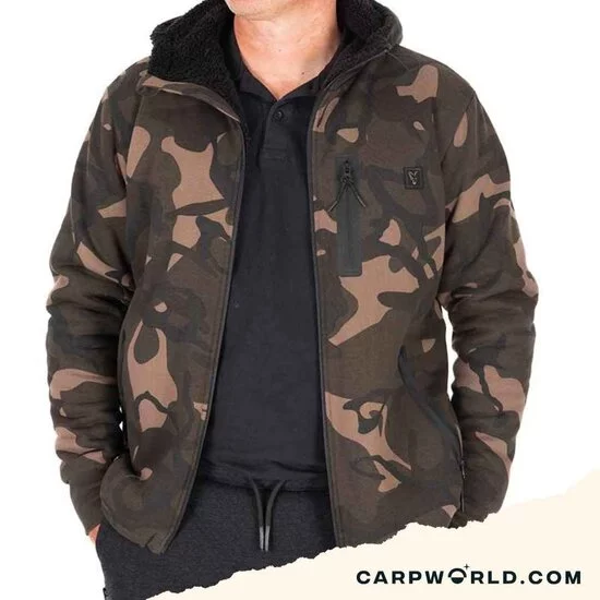 Fox Fox Camo Full Zip Premium Sherpa Hoodie