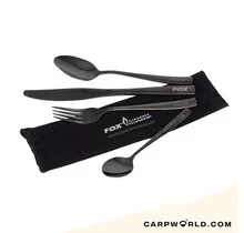 Fox Cookware Black Stainless Cutlery Set