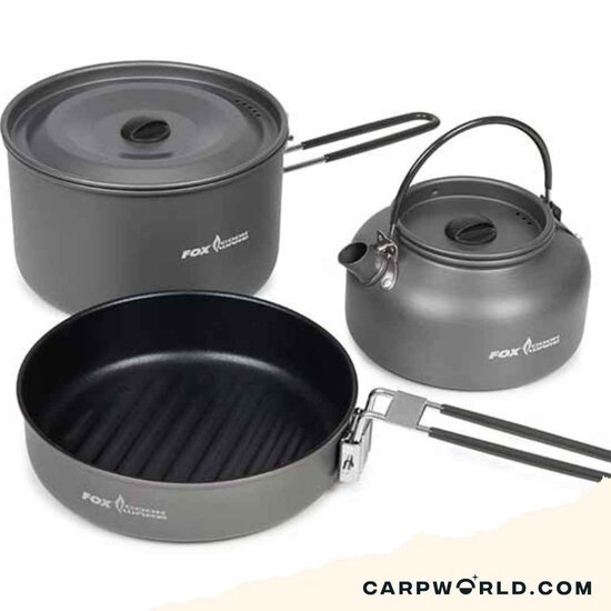 Fox Fox Cookware 3 Piece Cook Set