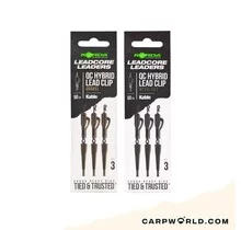 Korda Leadcore Leader Hybrid Lead Clip QC Swivel 50cm