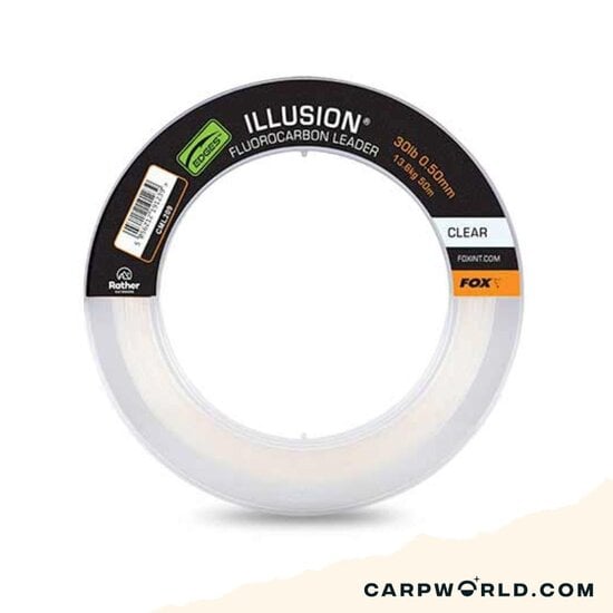 Fox Fox Illusion Fluorocarbon Leader Clear 50mt
