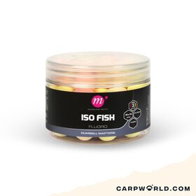Mainline ISO Fish Fluoro Dumbell Wafters 12x15mm